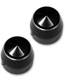 CAPS AXLE ELITE BLK 1"