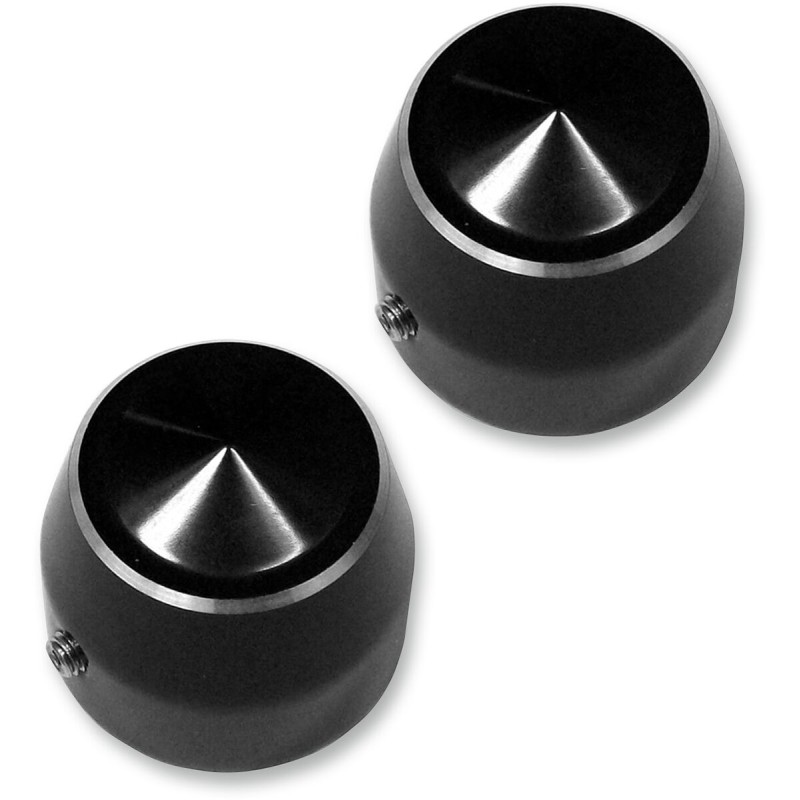CAPS AXLE ELITE BLK 1"