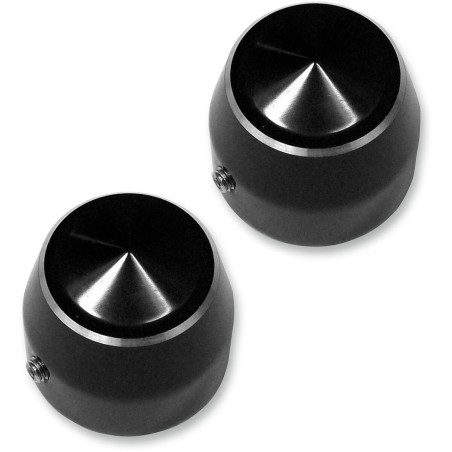 CAPS AXLE ELITE BLK 1"
