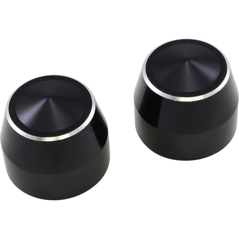 CAPS AXLE ELITE BLK 25MM