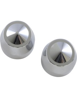 CAPS AXLE ELITE CHR 1"