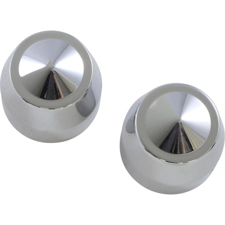 CAPS AXLE ELITE CHR 1"