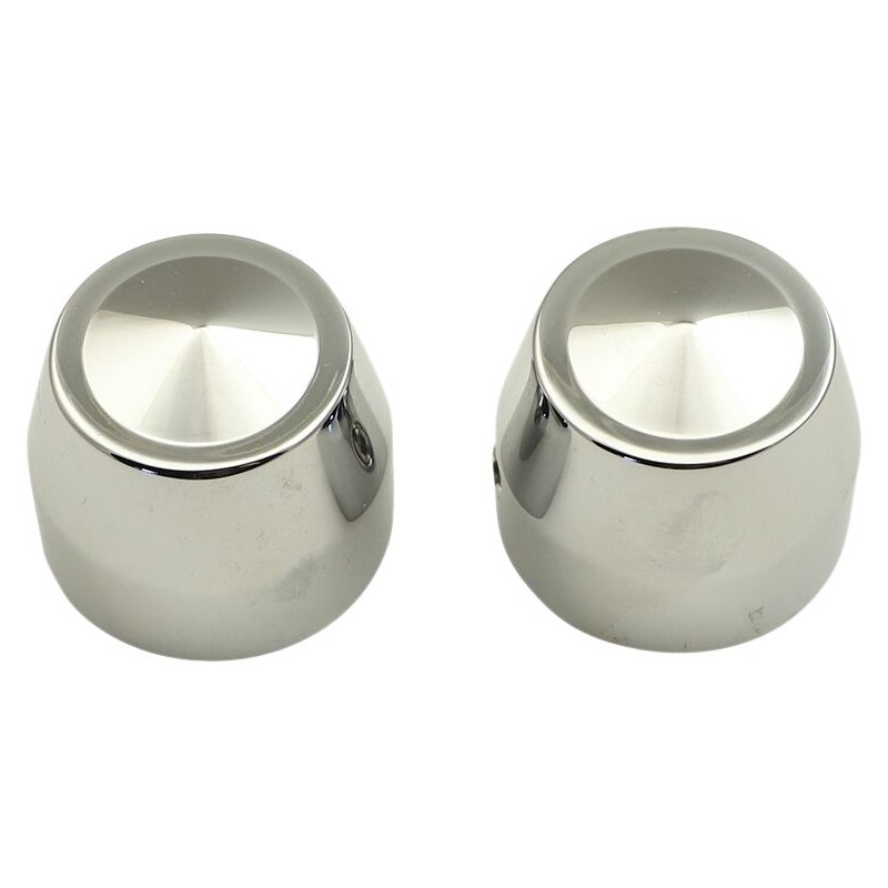 CAPS AXLE ELITE CHR 25MM