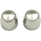 CAPS AXLE ELITE CHR 25MM