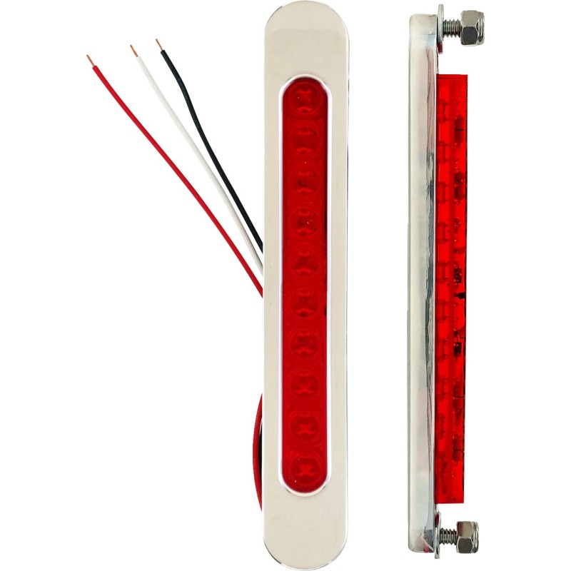 BAG LIGHT OVAL CR RED LED