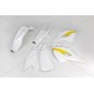 Kit plastique UFO couleur origine (2015) blanc/jaune Husqvarna Kit plastique UFO couleur origine (2015) blanc/jaune Husqvarna