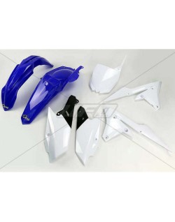 Kit plastique UFO couleur origine (2014) bleu/blanc/noir Yamaha YZ250F/450F