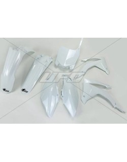 Kit plastique UFO blanc Honda CRF250R/CRF450R