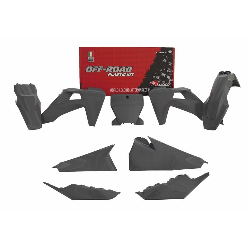 Kit plastiques RACETECH Quantum Grey Husqvarna Kit plastiques RACETECH Quantum Grey Husqvarna