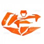 Kit plastiques UFO orange KTM EXC/EXC-F Kit plastiques UFO orange KTM EXC/EXC-F