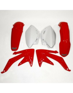 Kit plastique UFO couleur origine rouge/blanc Honda CRF450R