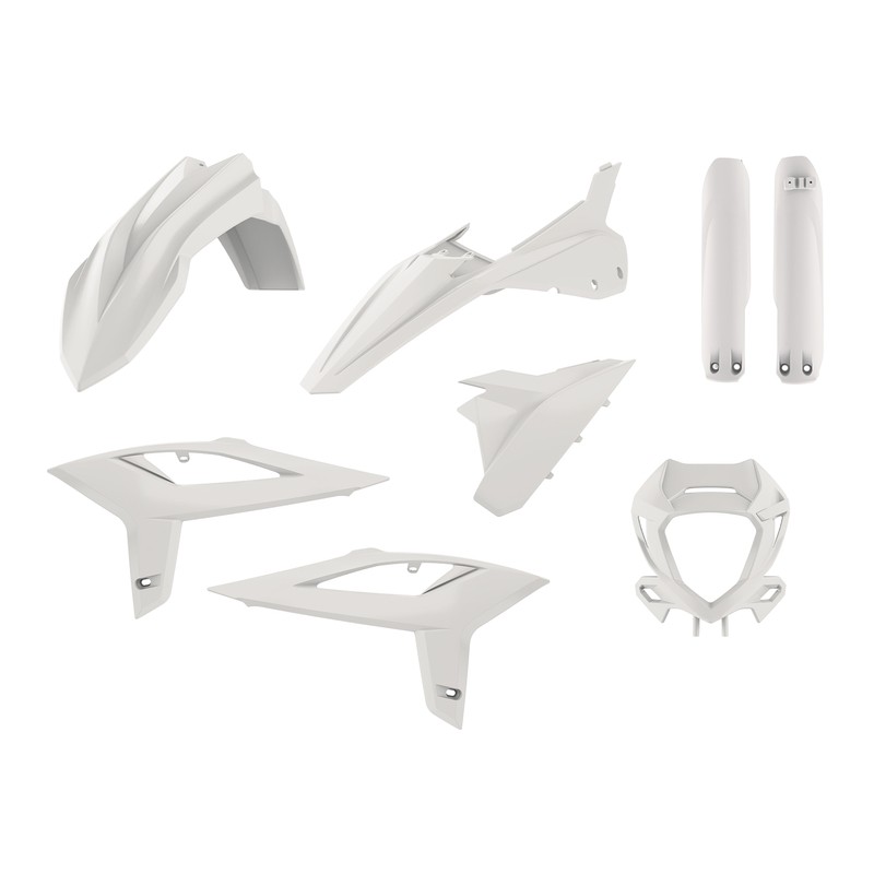 Kit plastique POLISPORT blanc Kit plastique POLISPORT blanc