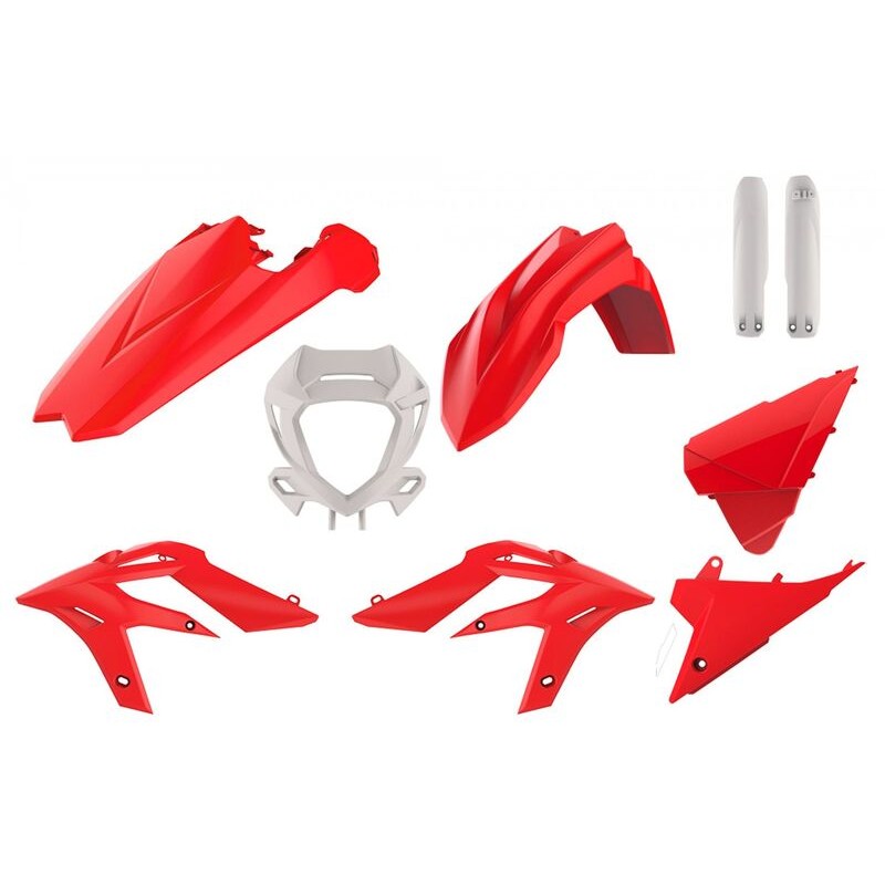 Kit Plastiques POLISPORT rouge/blanc Beta X-Trainer Kit Plastiques POLISPORT rouge/blanc Beta X-Trainer