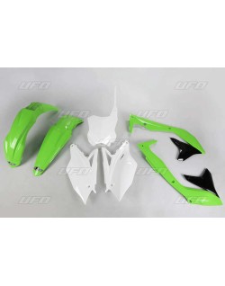 Kit plastique UFO couleur origine (2016) vert/noir/blanc Kawasaki KX450F