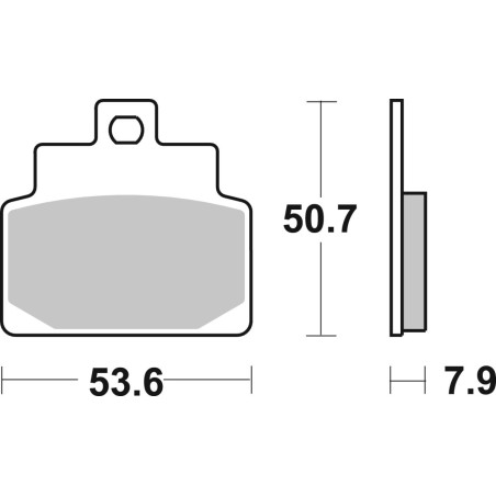 BRAKE PAD CAR/CER SCOOT