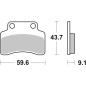 BRAKE PAD CAR/CER SCOOT