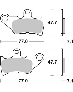 BRAKE PAD CAR/CER SCOOT