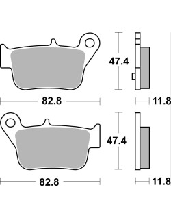 BRAKE PAD CAR/CER SCOOT
