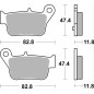 BRAKE PAD CAR/CER SCOOT