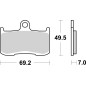 BRAKE PAD CAR/CER