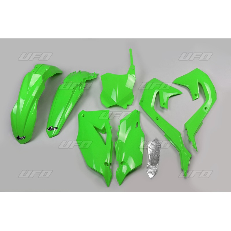 Kit plastiques UFO couleur origine (2020) Kawasaki KX450 Kit plastiques UFO couleur origine (2020) Kawasaki KX450