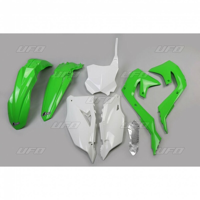 Kit plastiques UFO couleur origine 2019 Kawasaki KX450 Kit plastiques UFO couleur origine 2019 Kawasaki KX450