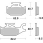 BRAKE PAD CAR/CER SCOOT