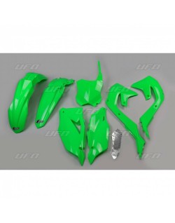 Kit plastiques UFO vert fluo Kawasaki KX450