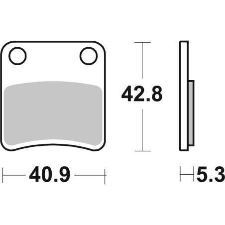 BRAKE PAD CAR/CER SCOOT