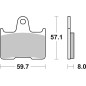 BRAKE PAD CAR/CER