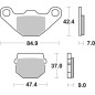 BRAKE PAD CAR/CER SCOOT