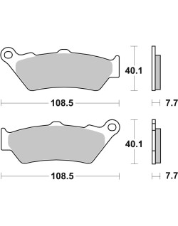 BRAKE PAD CAR/CER SCOOT