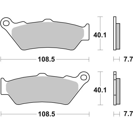BRAKE PAD CAR/CER SCOOT
