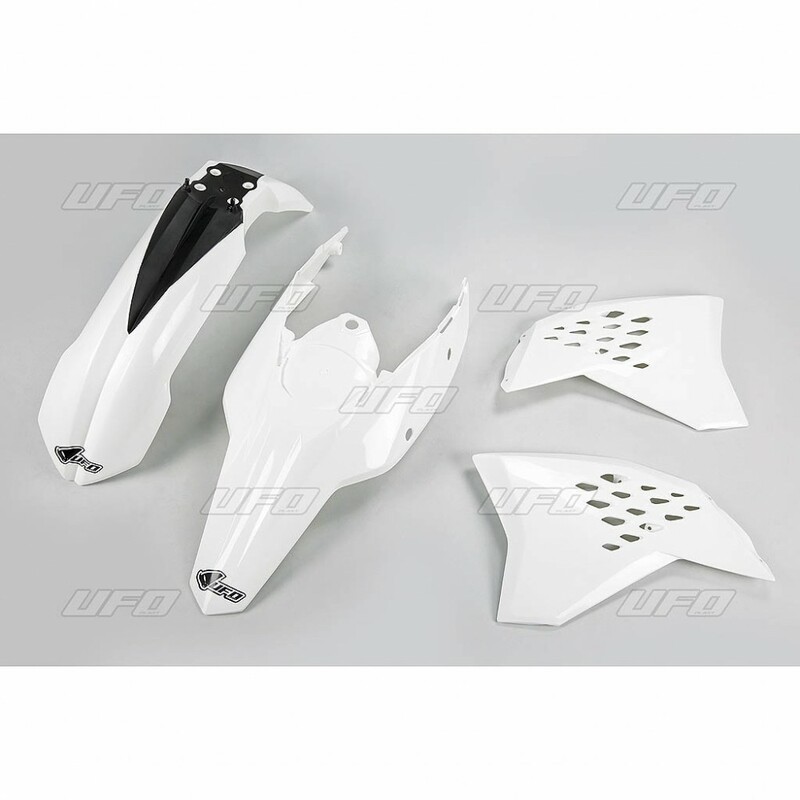 Kit plastique UFO blanc KTM Kit plastique UFO blanc KTM