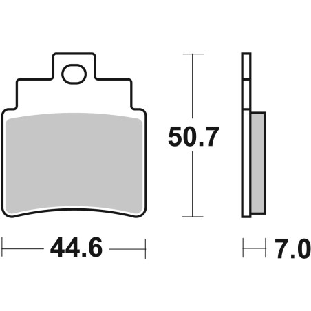 BRAKE PAD CAR/CER SCOOT