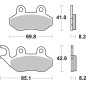 BRAKE PAD CAR/CER SCOOT