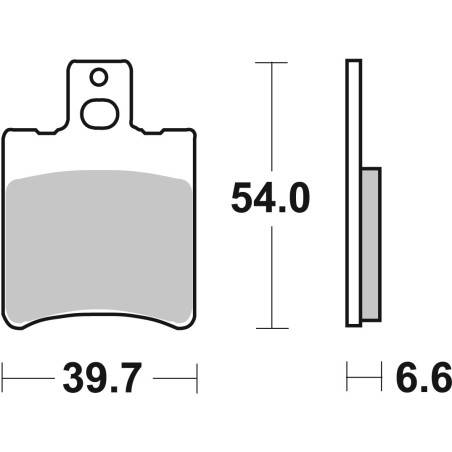 BRAKE PAD CAR/CER SCOOT