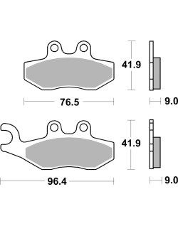 BRAKE PAD CAR/CER SCOOT