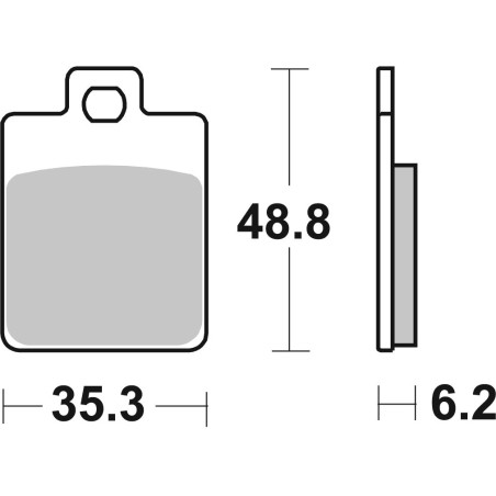 BRAKE PAD CAR/CER SCOOT