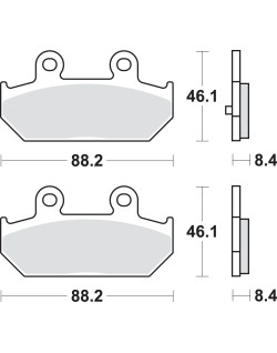 BRAKE PAD SINT SCOOT