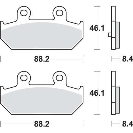 BRAKE PAD SINT SCOOT