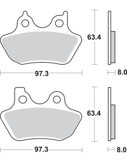 BRAKE PAD SINT FR
