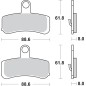 BRAKE PAD SINT FR