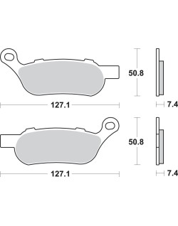 BRAKE PAD SINT REAR