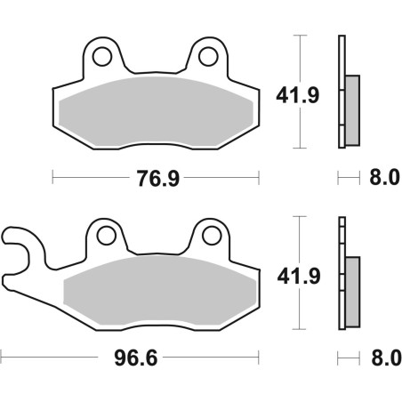 BRAKE PAD SINT SCOOT