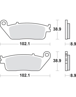 BRAKE PAD SINT SCOOT