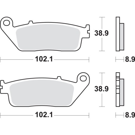 BRAKE PAD SINT SCOOT