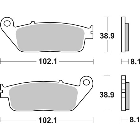 BRAKE PAD SINT SCOOT