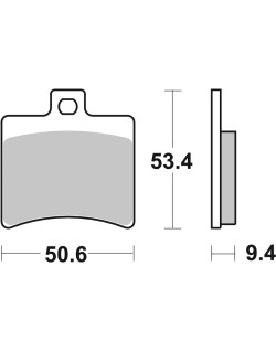 BRAKE PAD SINT SCOOT