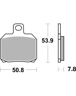 BRAKE PAD SINT SCOOT